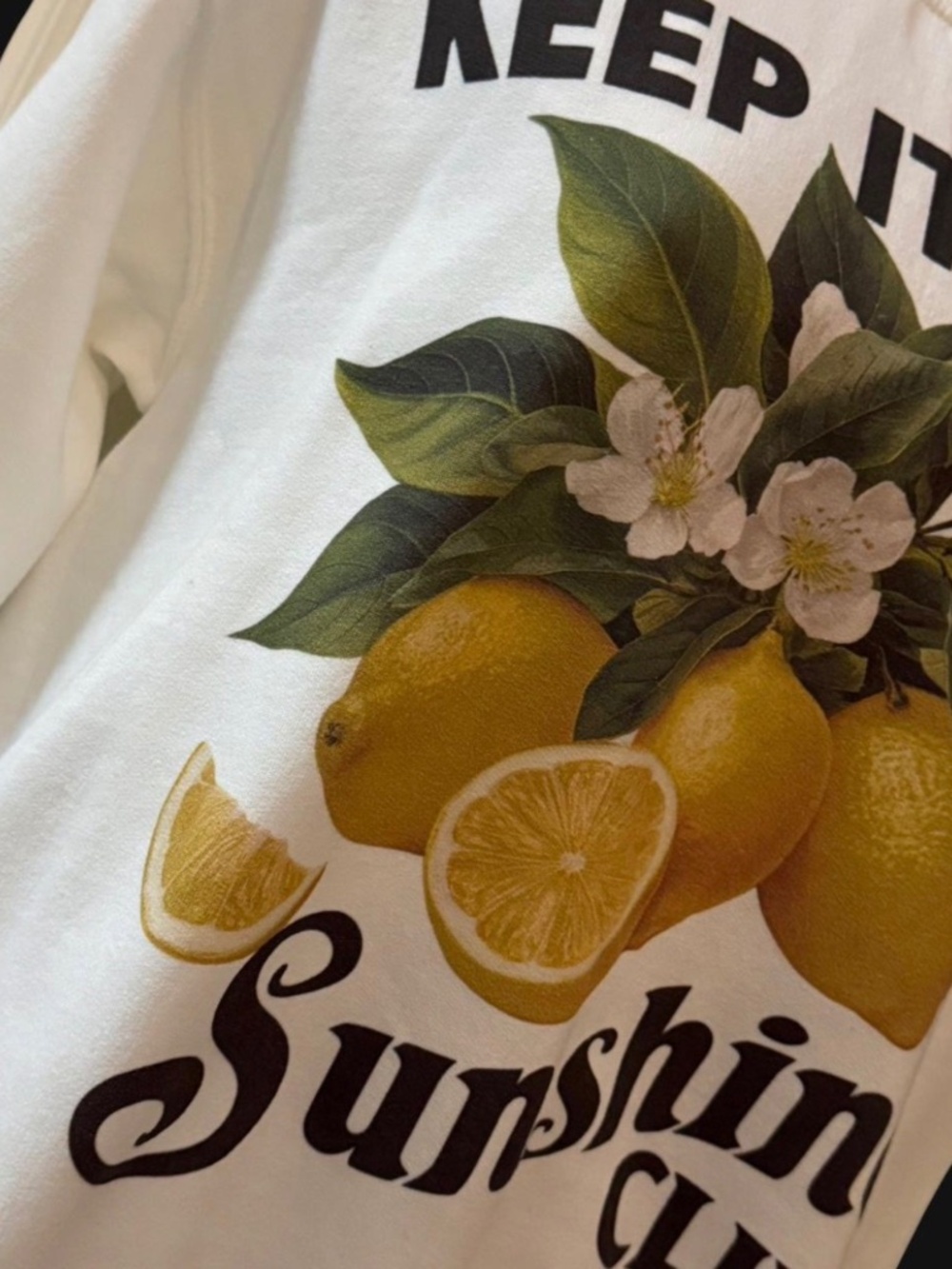 NWT Lemon Zest Sweatshirt (medium)